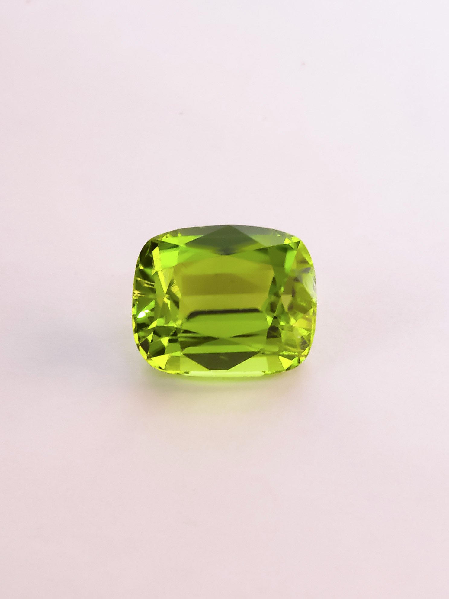 2.80 Ct. Cushion Supat Peridot - Image 2