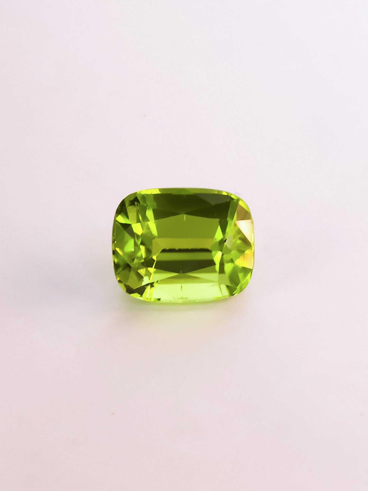 2.55 Ct. Cushion Supat Peridot - Image 2