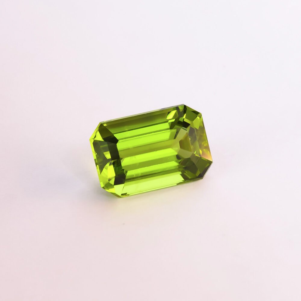 4.86 Ct. Emerald Cut Supat Peridot