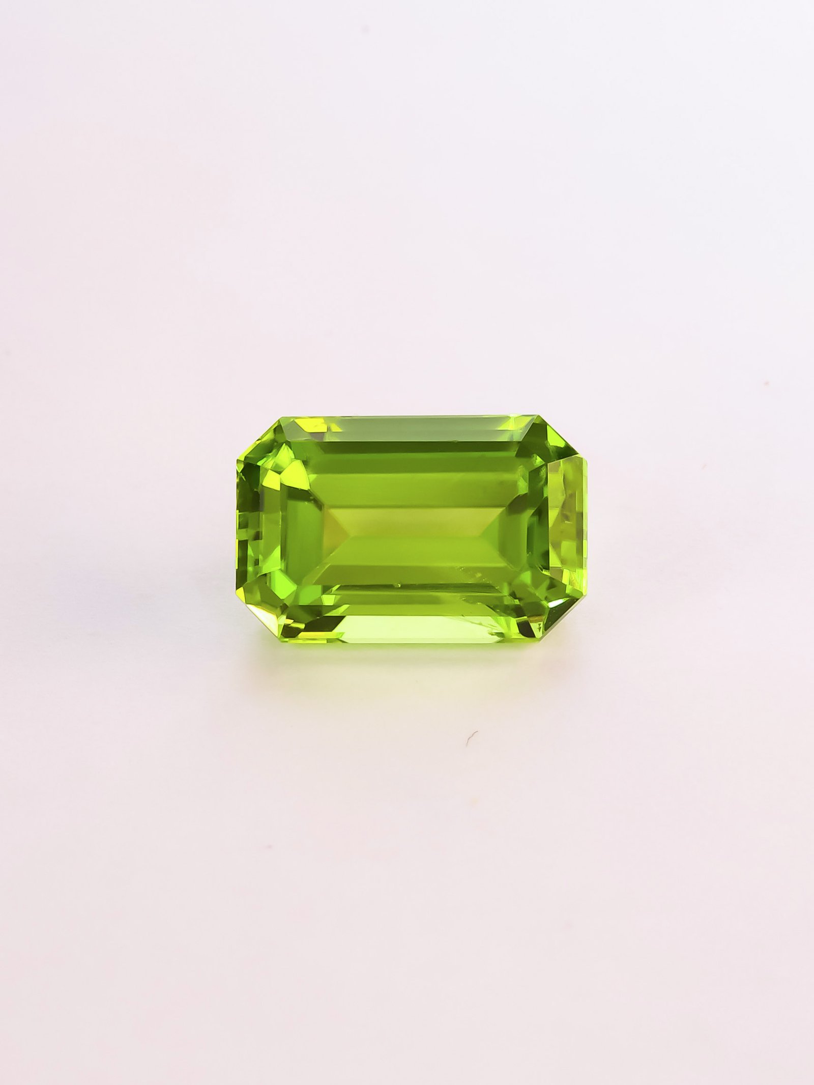 4.30 Ct. Emerald Cut Supat Peridot - Image 2