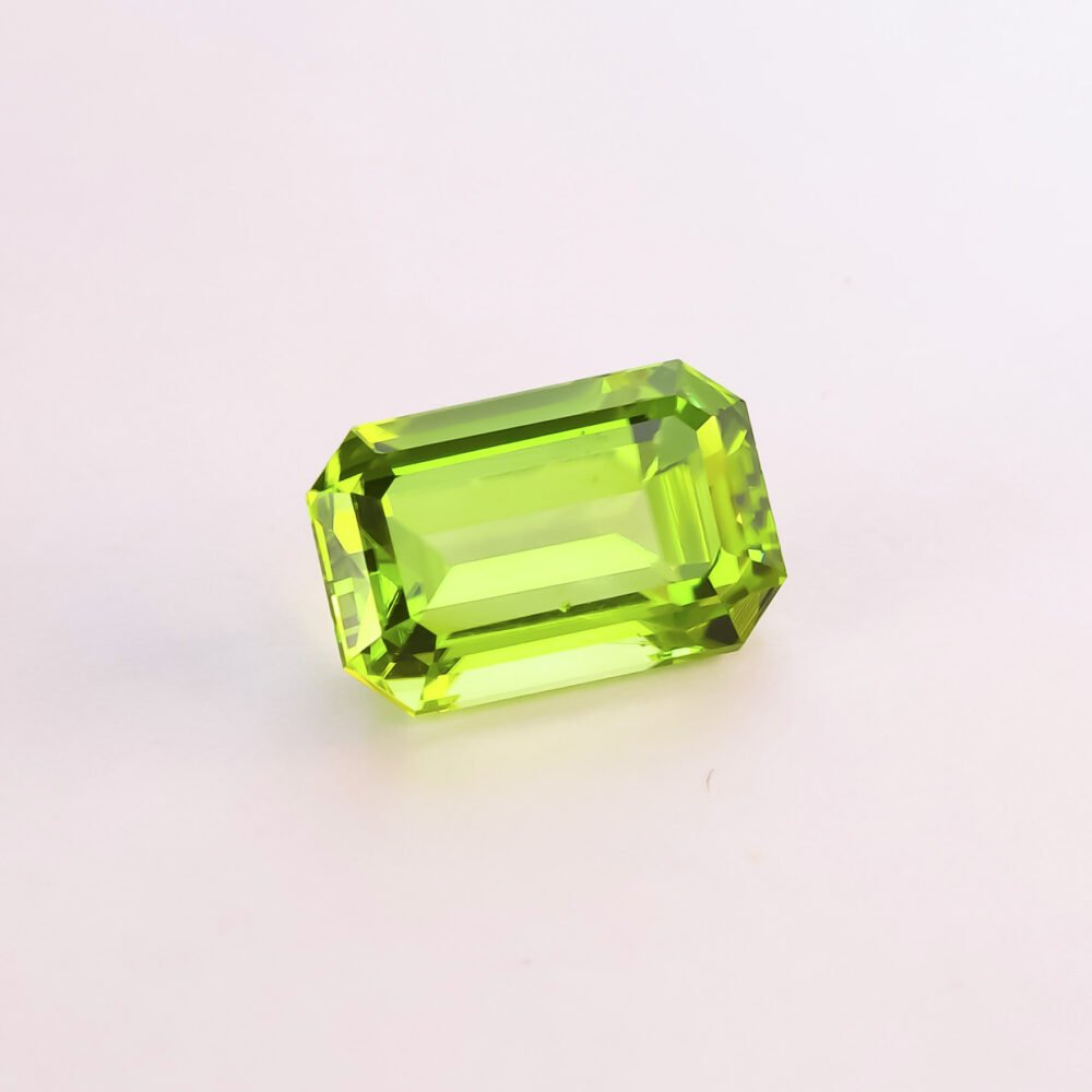 4.30 Ct. Emerald Cut Supat Peridot