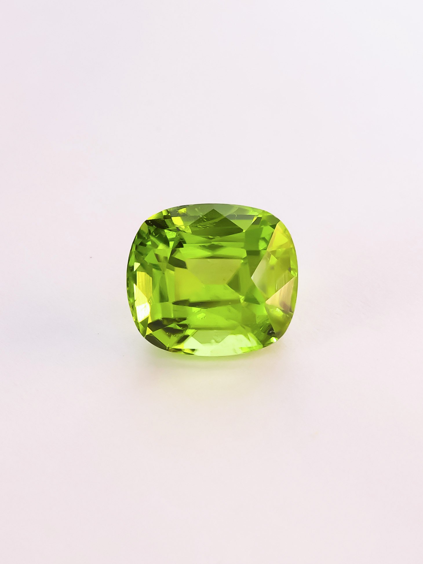 3.55 Ct. Cushion Supat Peridot - Image 2
