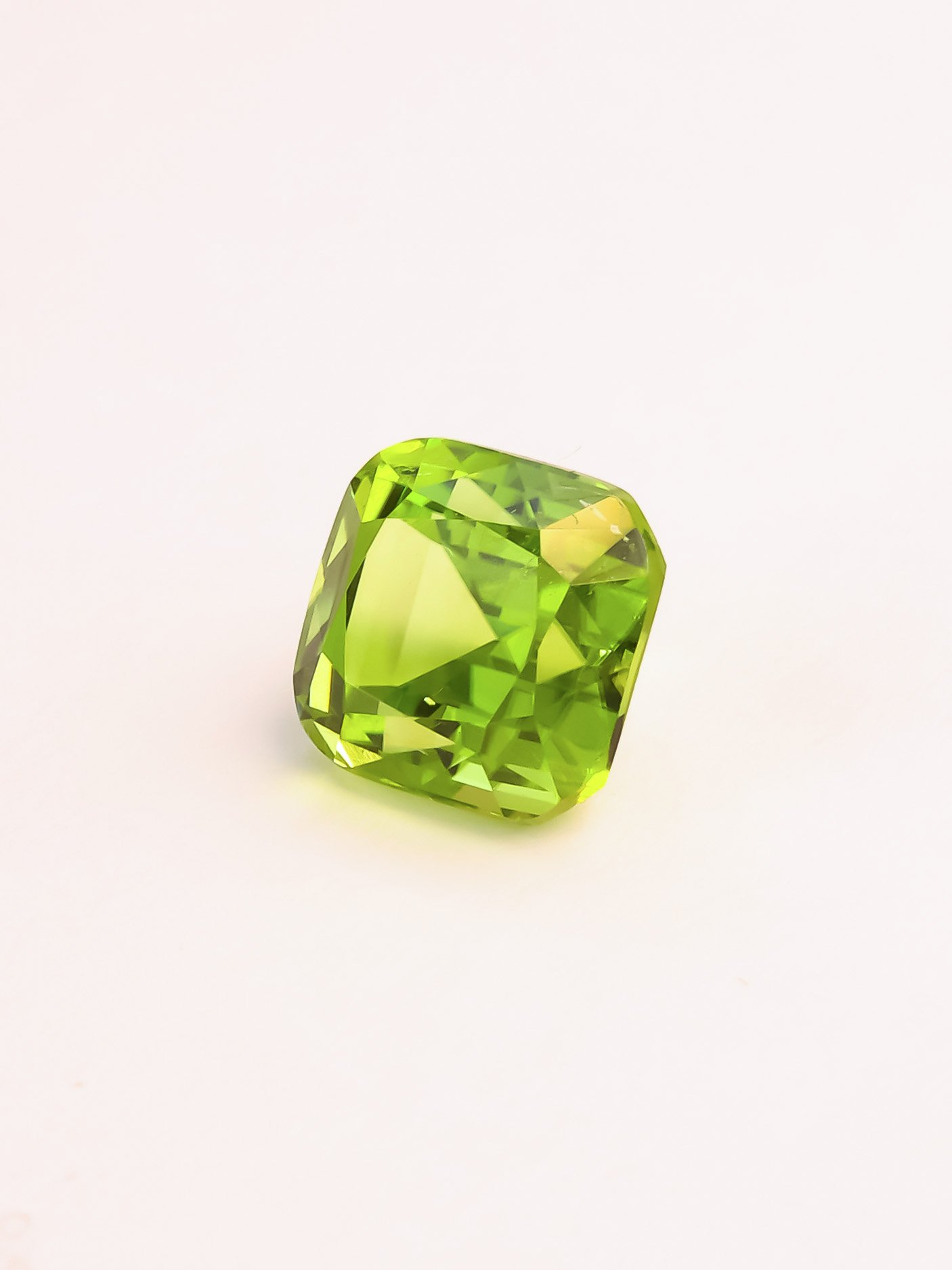 3.15 Ct. Cushion Supat Peridot